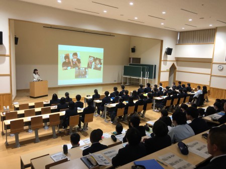 高田高校でたかぷろの活動紹介をさせていただきました 特定非営利活動法人set